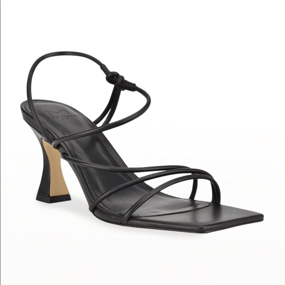 Marc Fisher LTD Dami Strappy Slingback Sandal with Kitten Heel